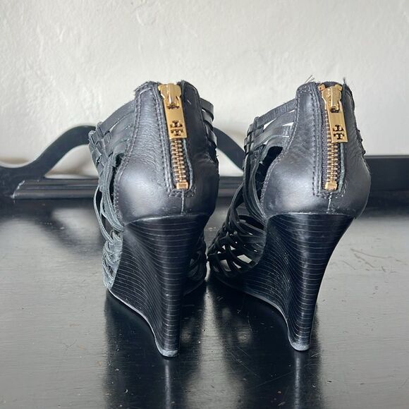 Tory Burch Tevray Wedge Sandals - Picture 9 of 12